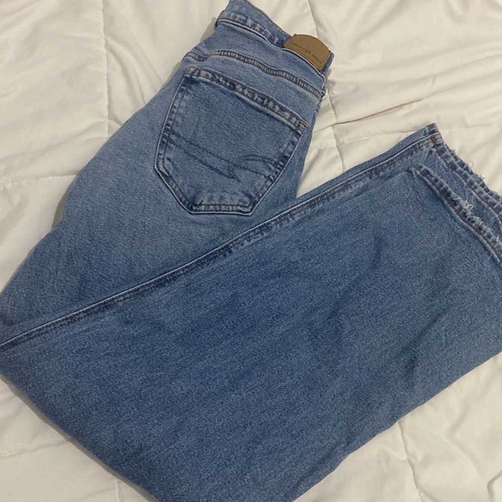american eagle stove pipe jeans, high rise fits like mid rise - Picture 3 of 3